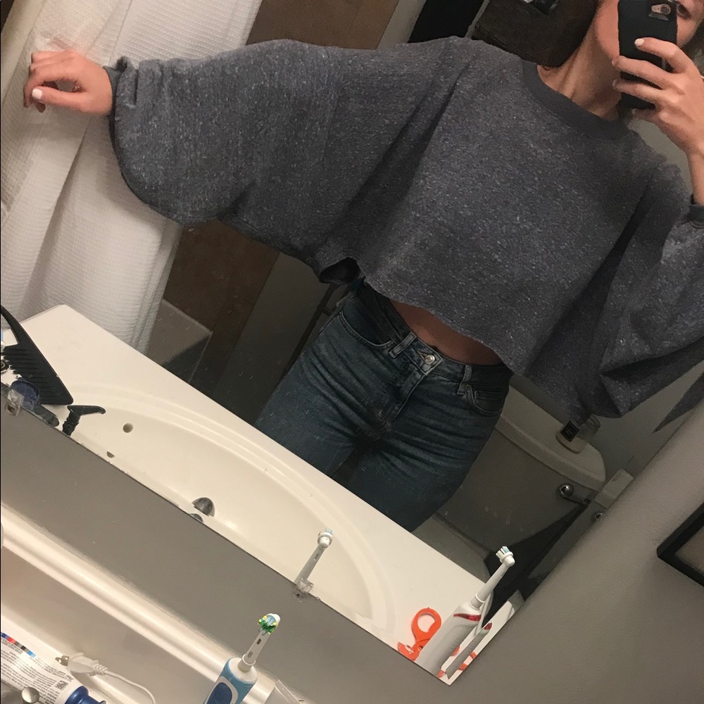 Out from under crop sweater